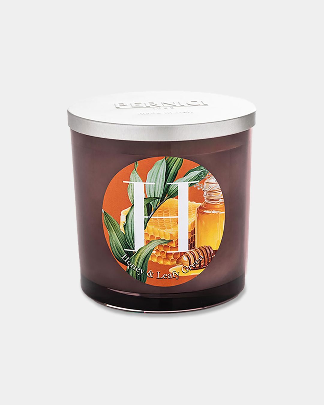 Купить Свеча h мед и зеленые листья PERNICI