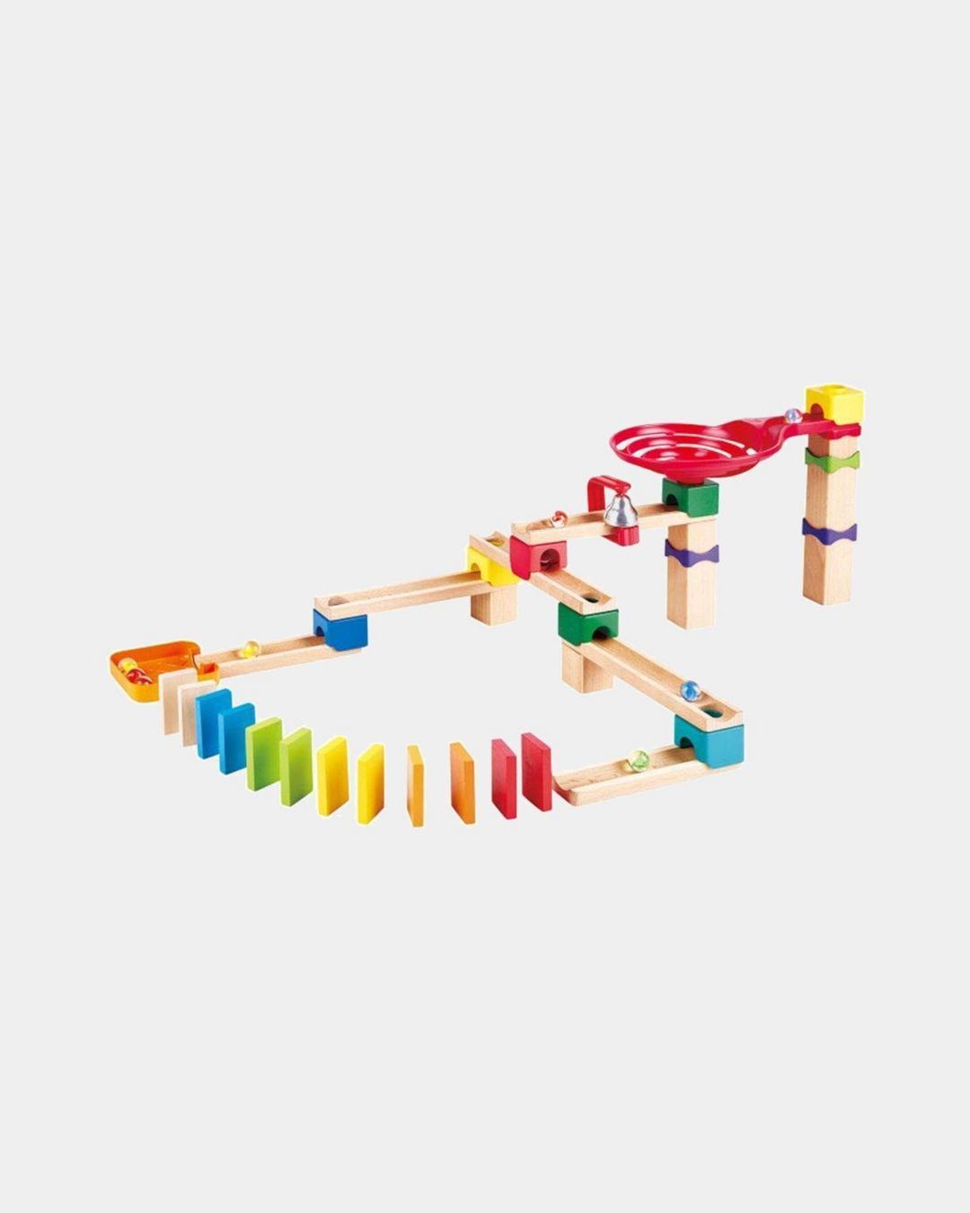 Купить Игровой набор съезд шариков с домино HAPE