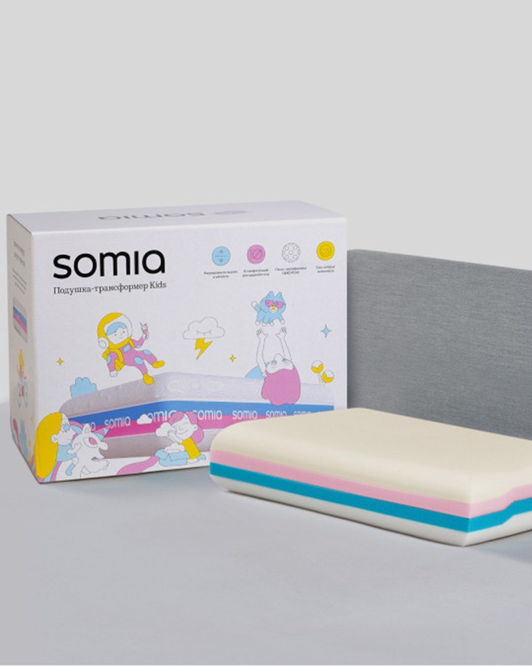 Купить Детская подушка трансформер somia kids, арт. 2022 BEAUTY SLEEP