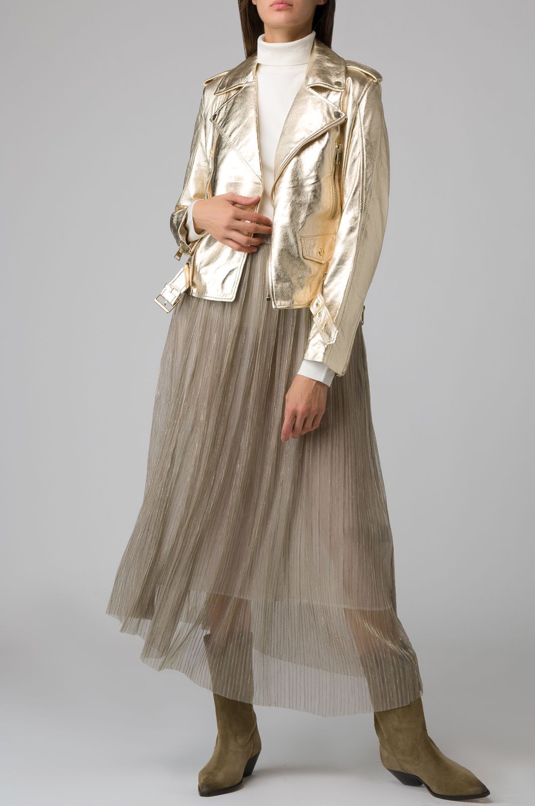 Купить Куртка кожаная MANOKHI