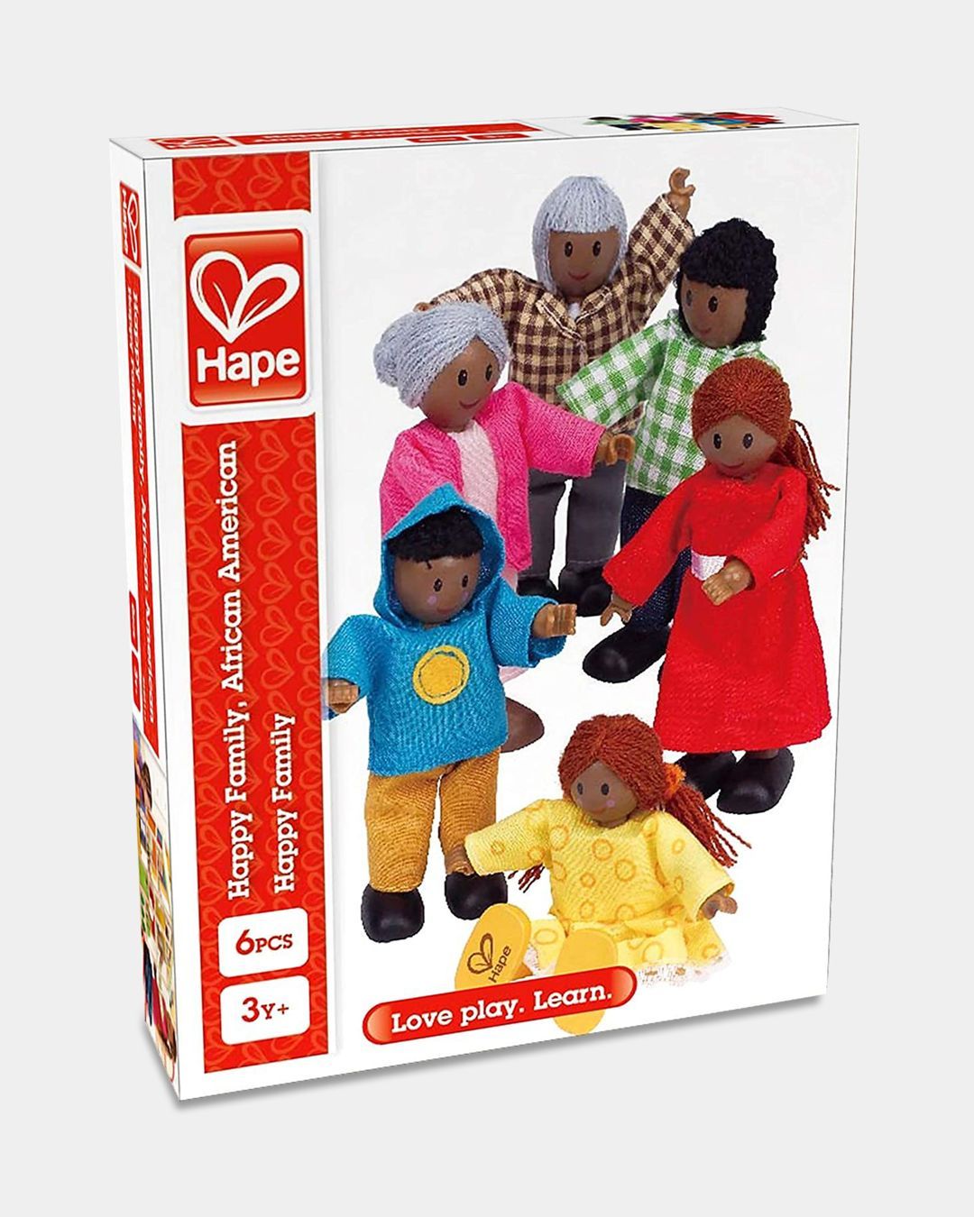 Купить Набор мини-кукол счастливая афроамериканская семья HAPE