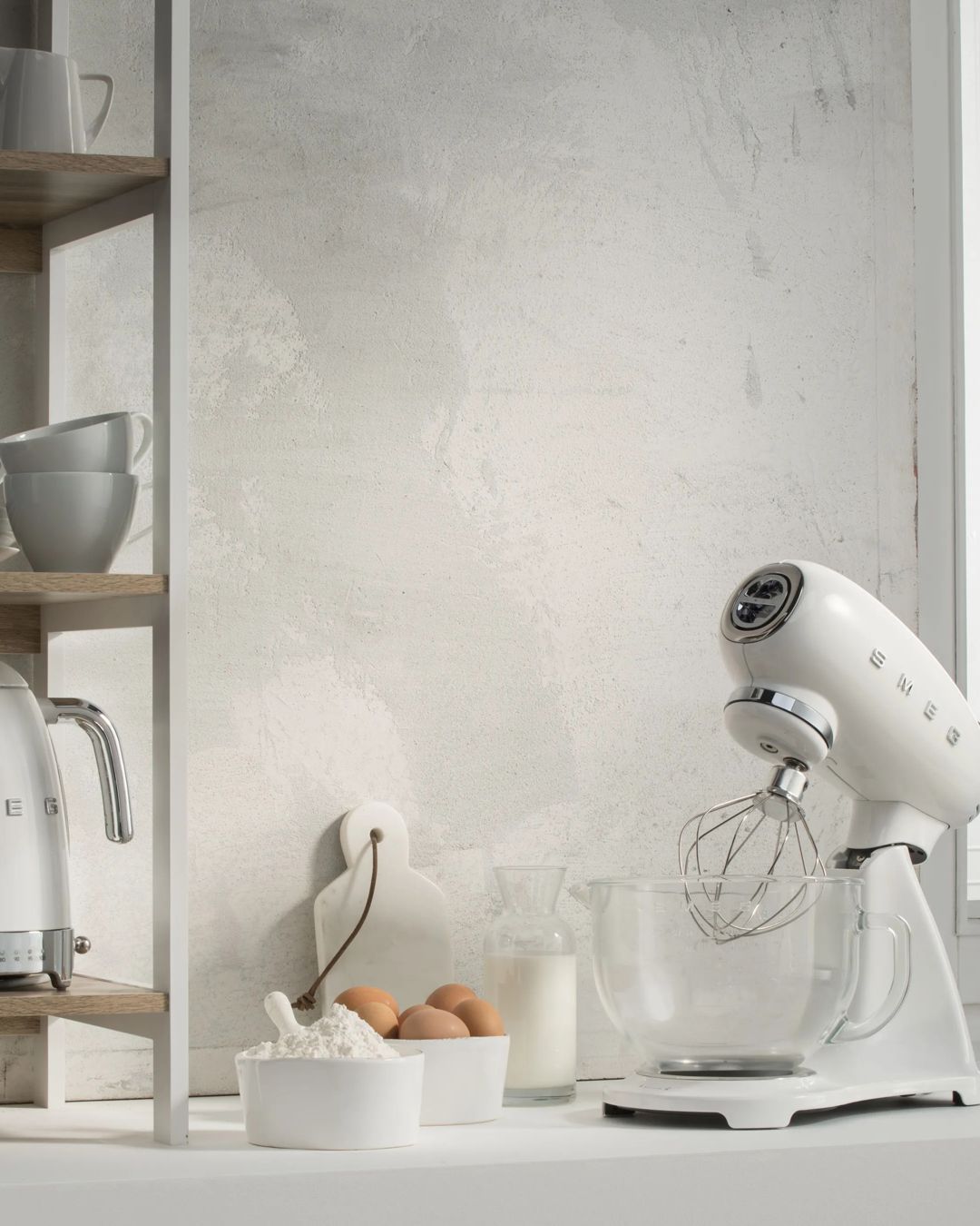 Купить Планетарный миксер белый SMEG