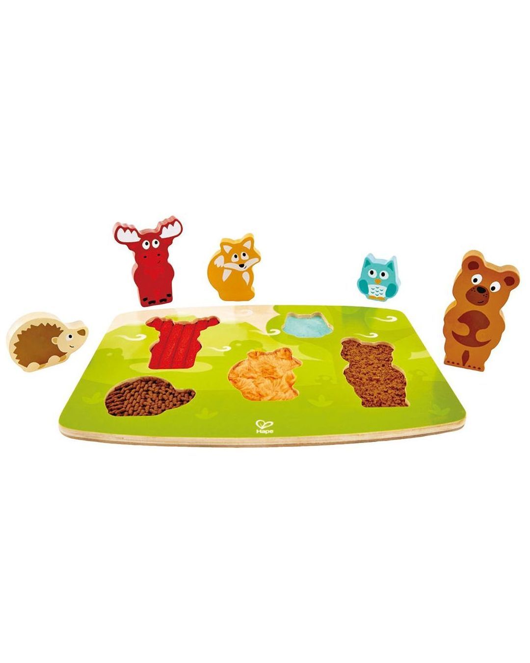 Купить Тактильная головоломка лесные животные HAPE