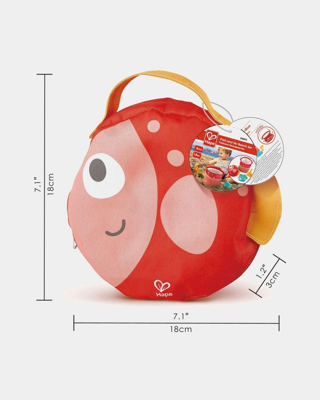 Купить Набор для пляжа рыбка с лопаткой и формочкой HAPE