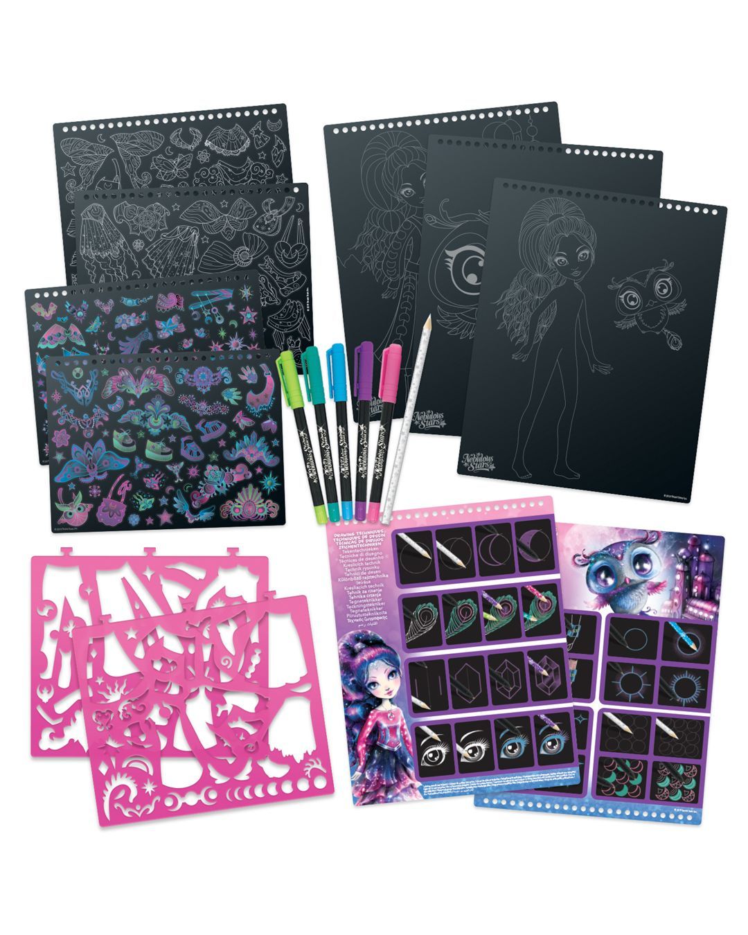 Купить Раскраска для девочек NEBULOUS STARS