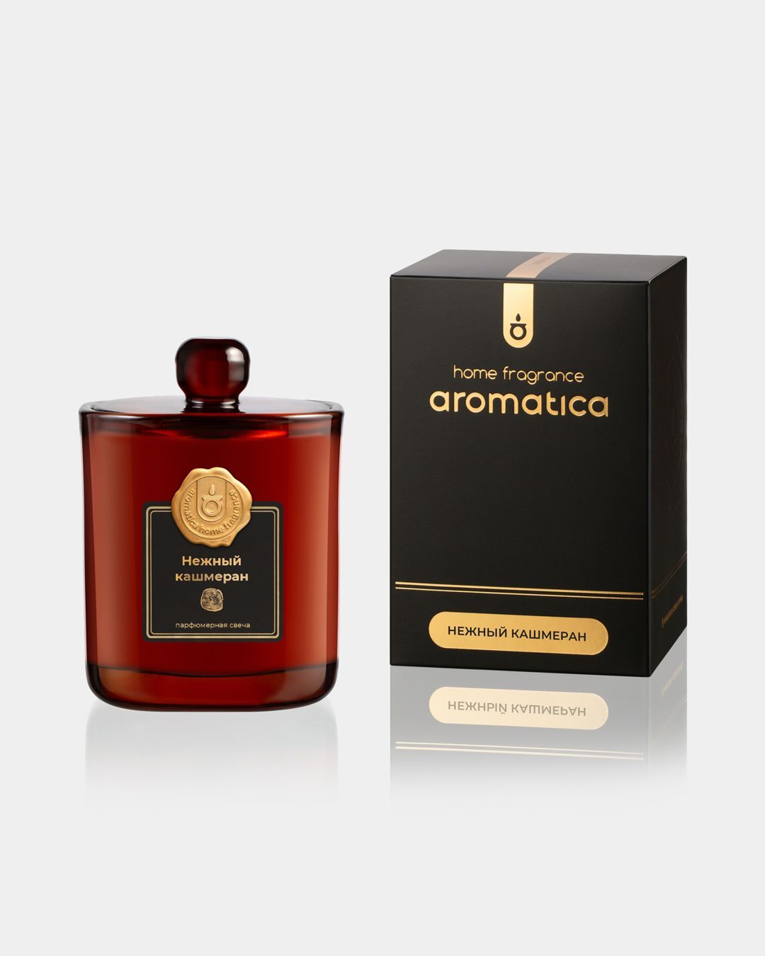 Купить Свеча в подароч. коробке нежный кашмеран AROMATICA