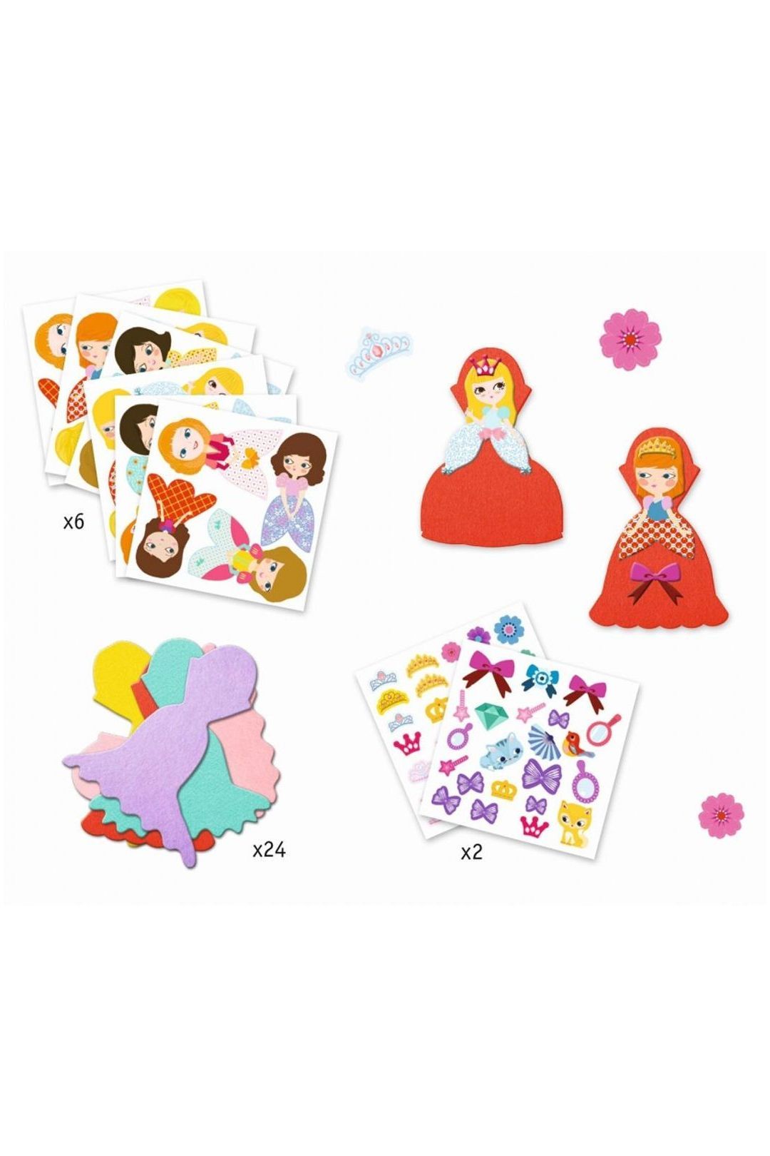 Купить Набор для творчества "принцессы" DJECO