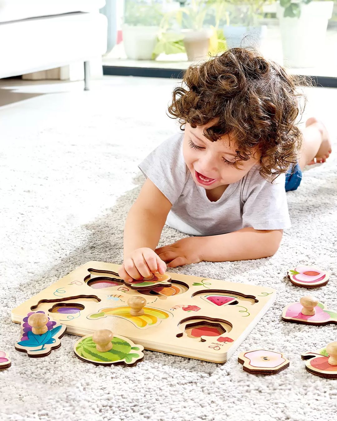 Купить Пазл для детей умняша фрукты HAPE