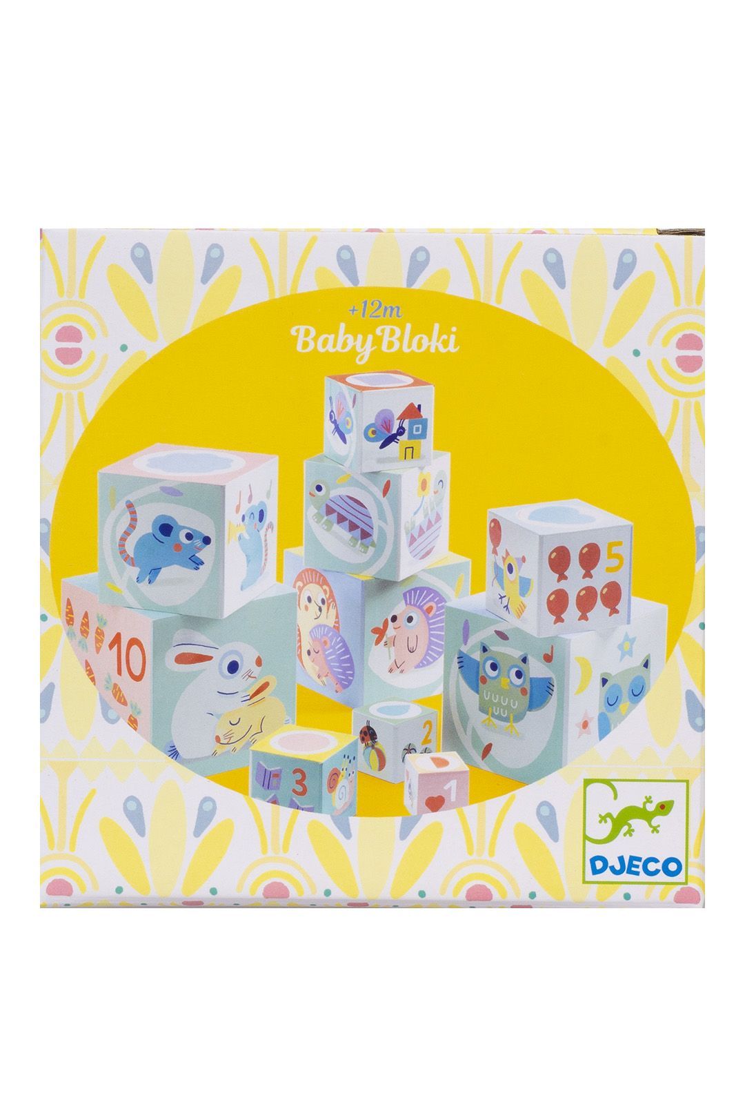 Купить Кубики-пирамидка блоки DJECO