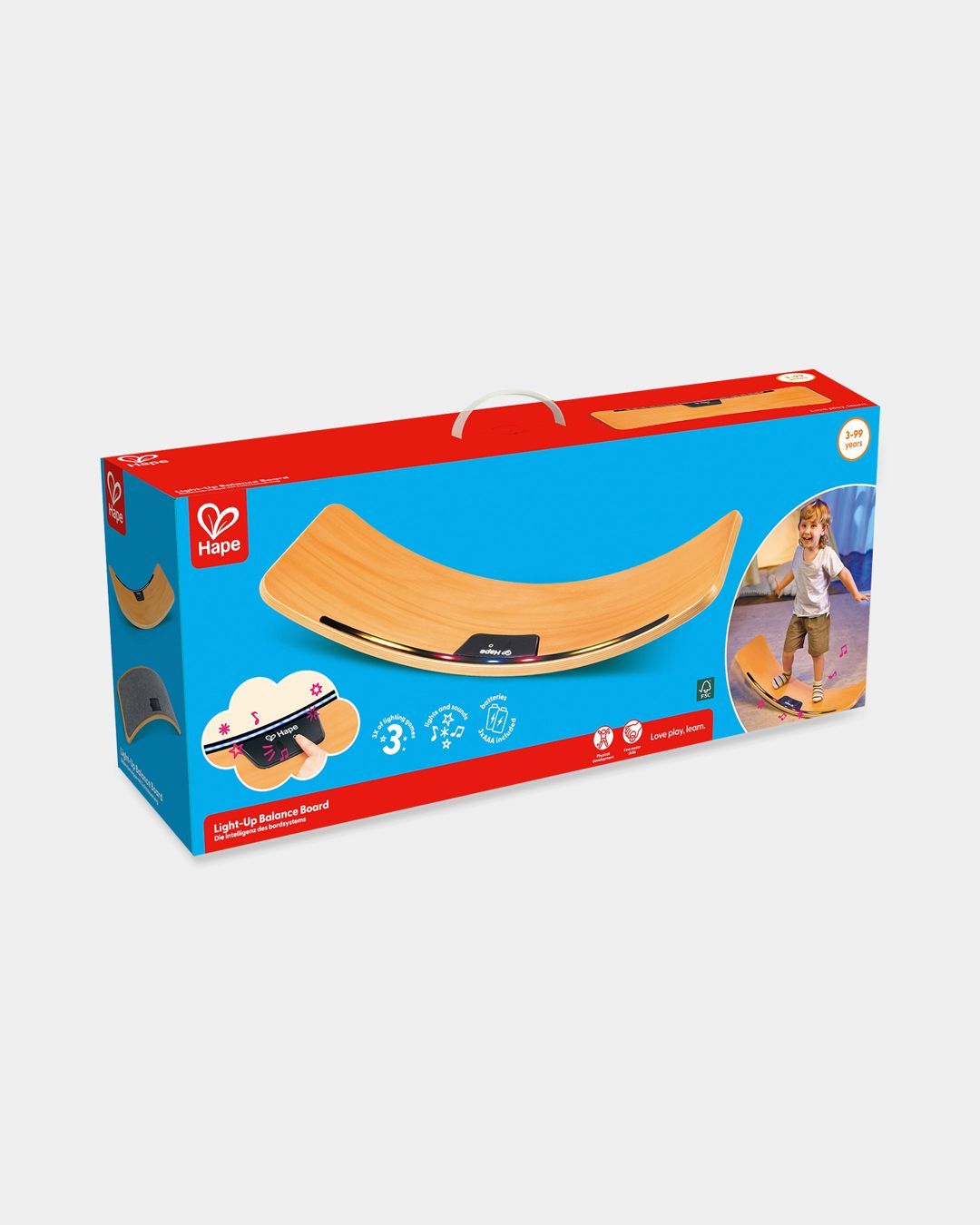 Купить Игрушка "качалка" доска-балансир с подсветкой HAPE