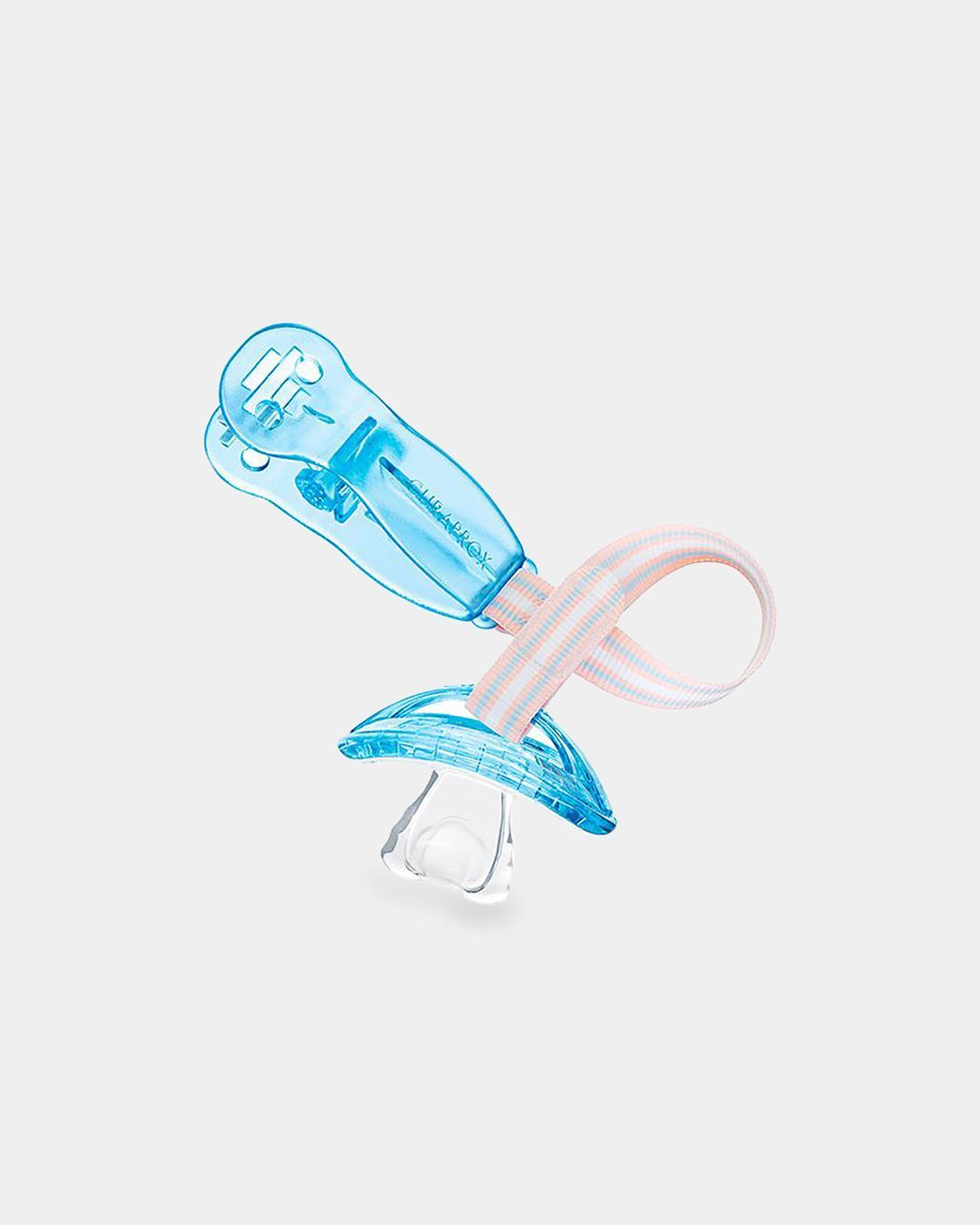 Купить Держатель для соски голубой CURAPROX