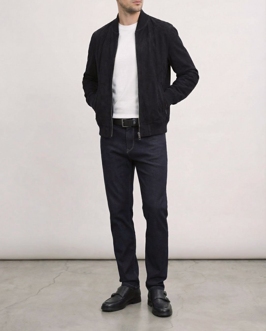 Купить Куртка кожаная HUGO BOSS