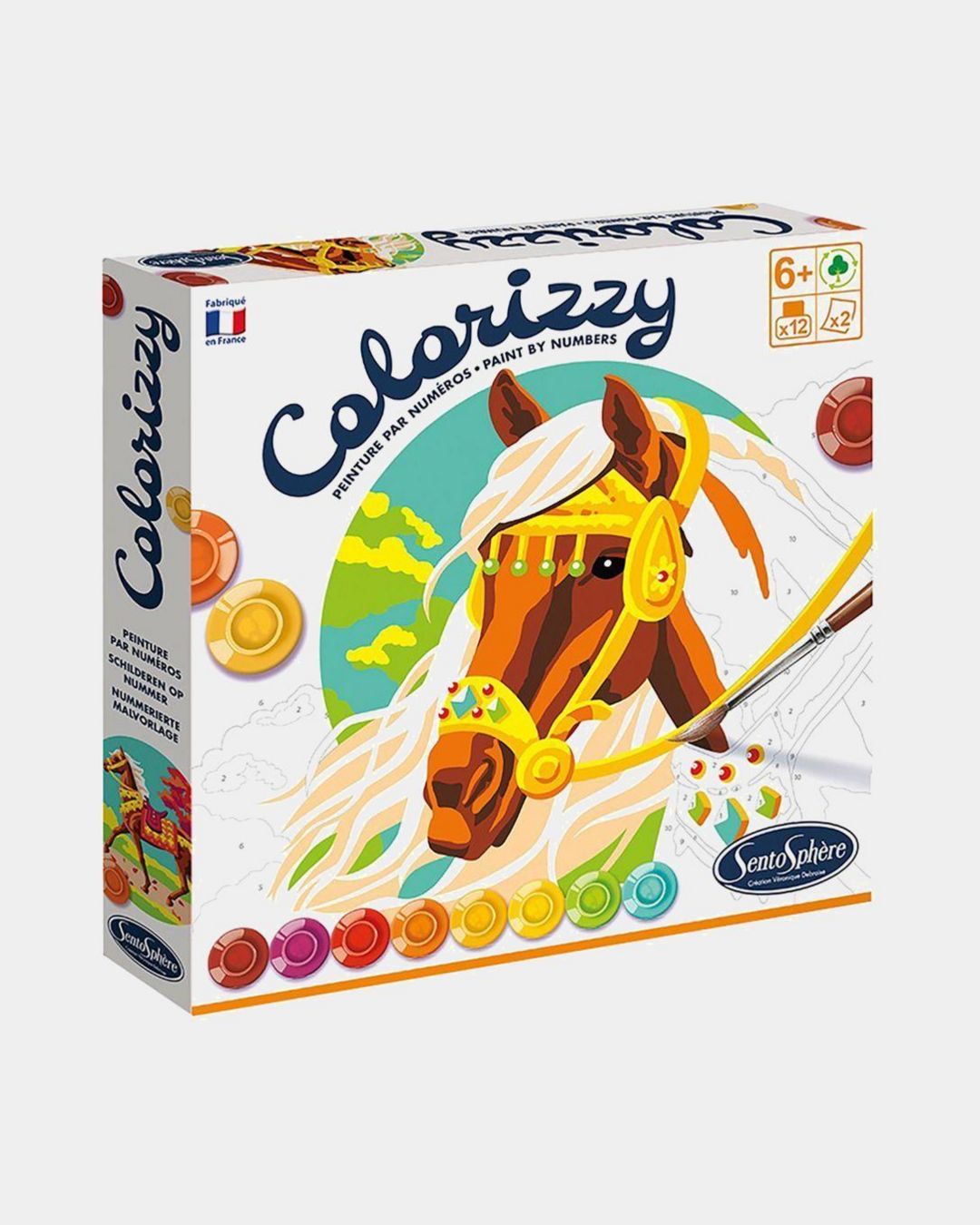 Купить Акриловая раскраска по цифрам лошади SENTOSPHERE