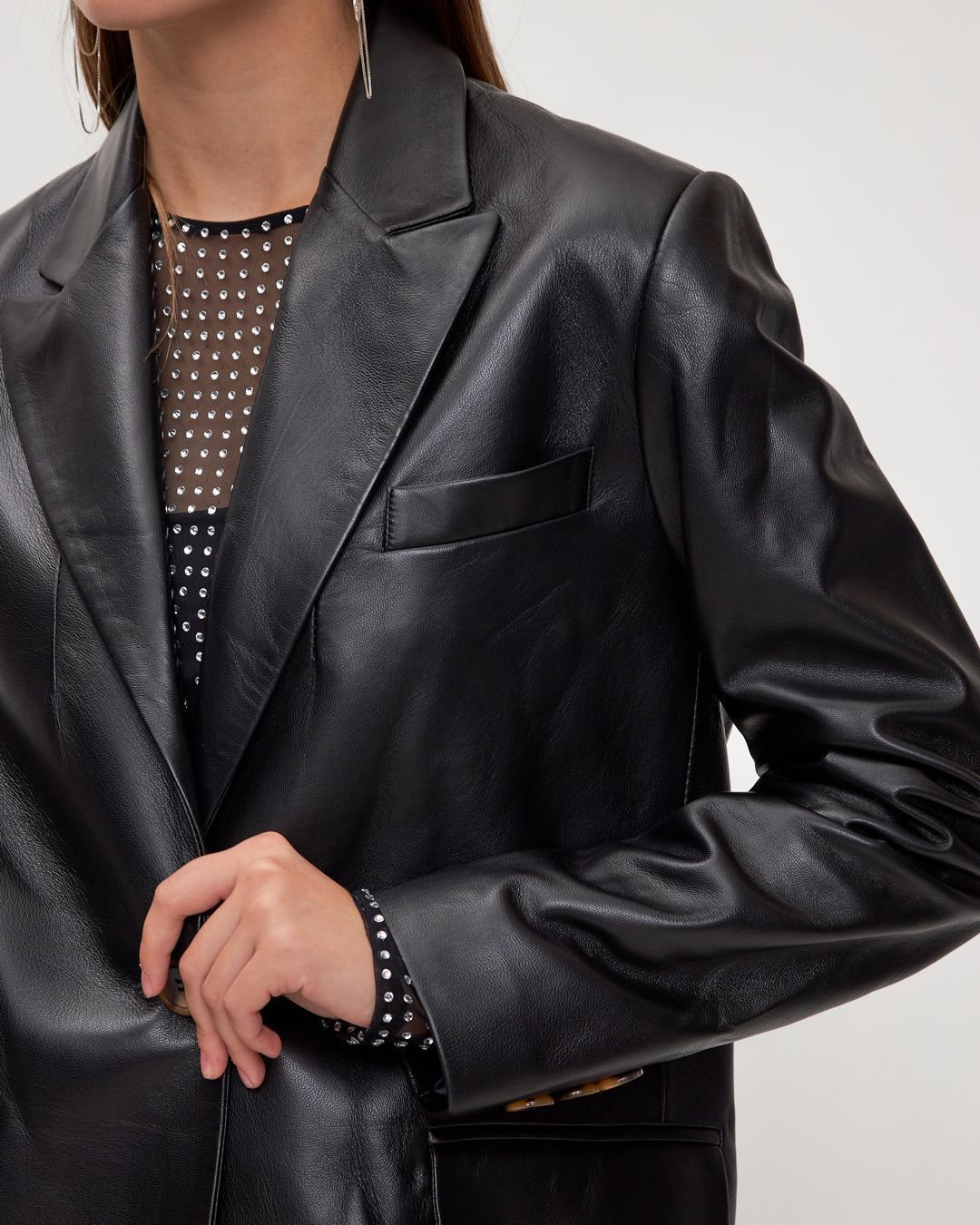 Купить Жакет кожаный CHAUD STUDIO