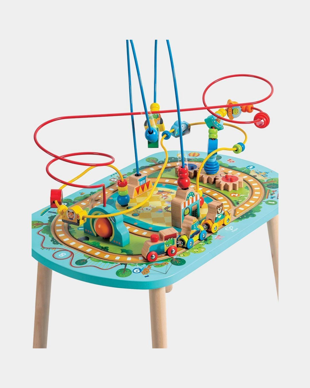 Купить Стол-лабиринт с железной дорогой, ж/д на подставке HAPE