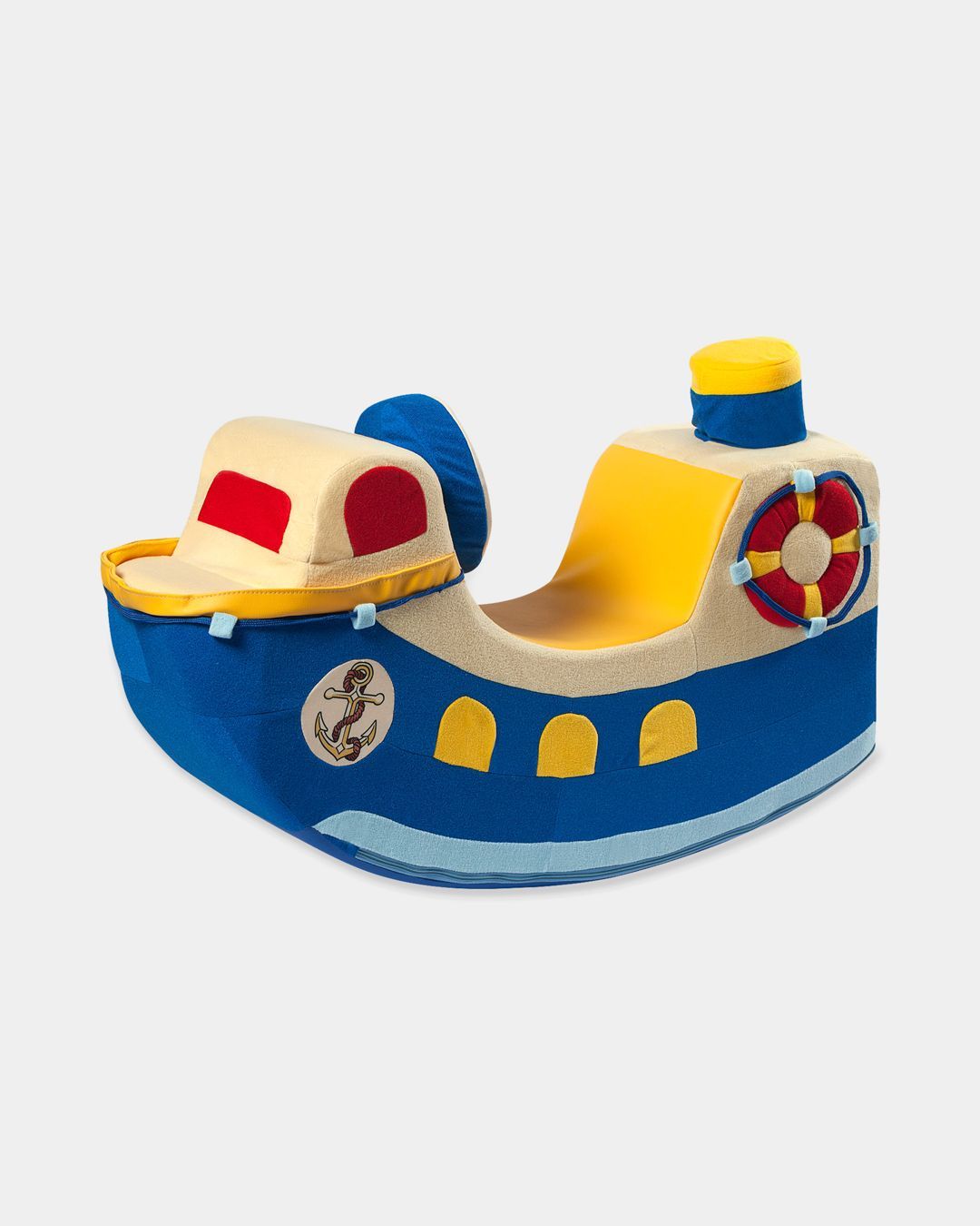 Купить Детская качалка кораблик синий PAREMO