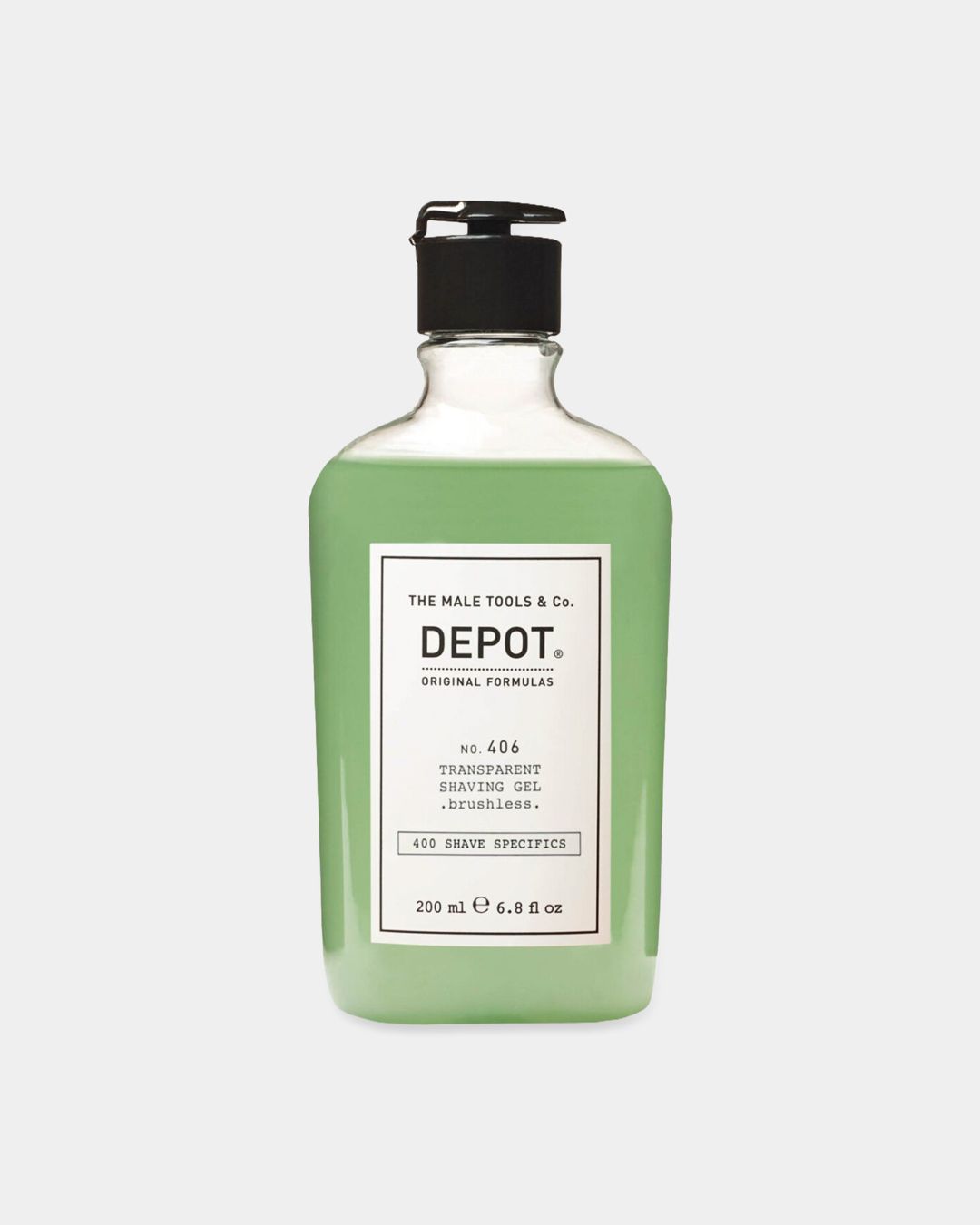 Купить No.406 гель прозрачный  для бритья бесщеточный DEPOT