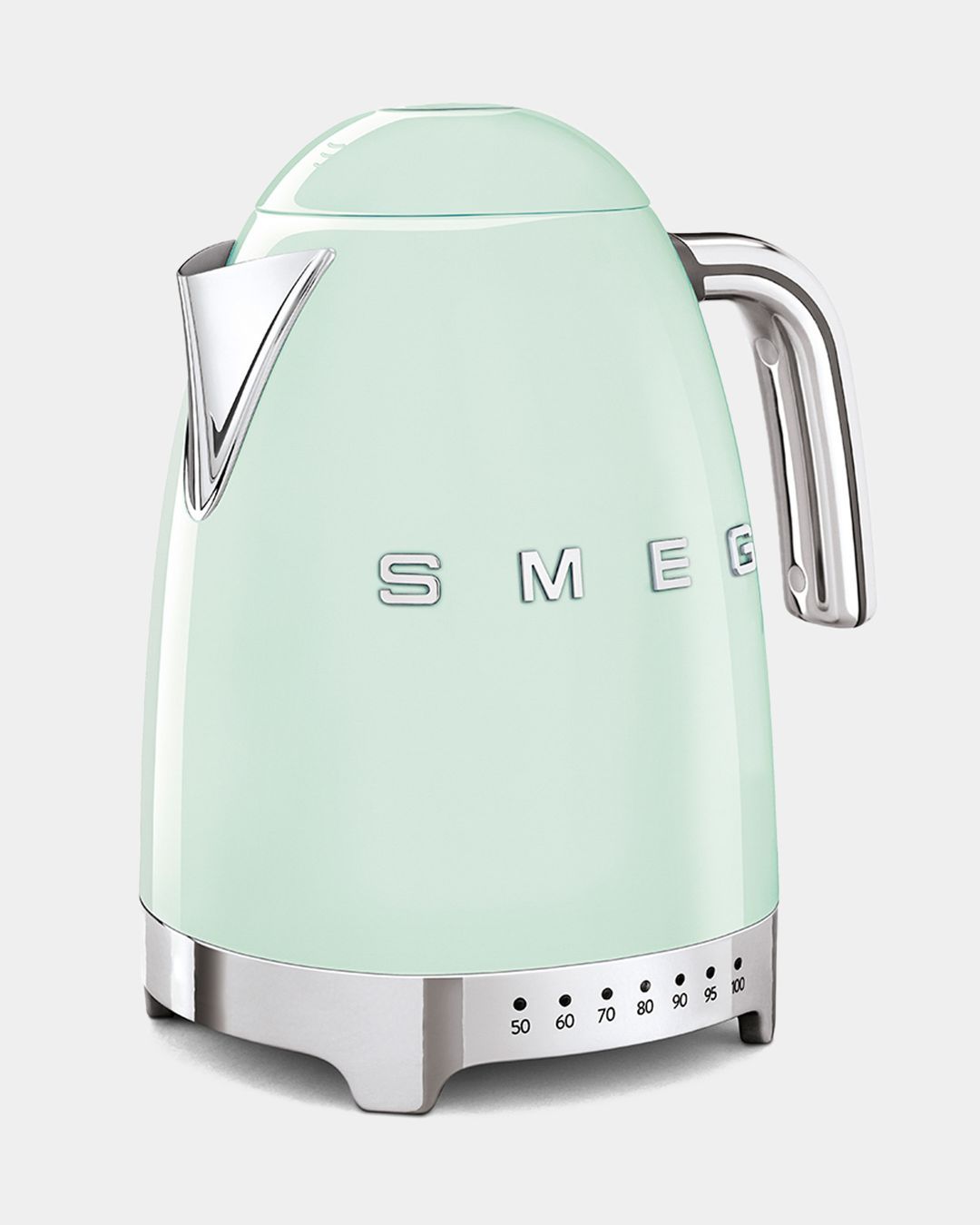 Купить Чайник с регулируемой температурой пастельный зеле SMEG