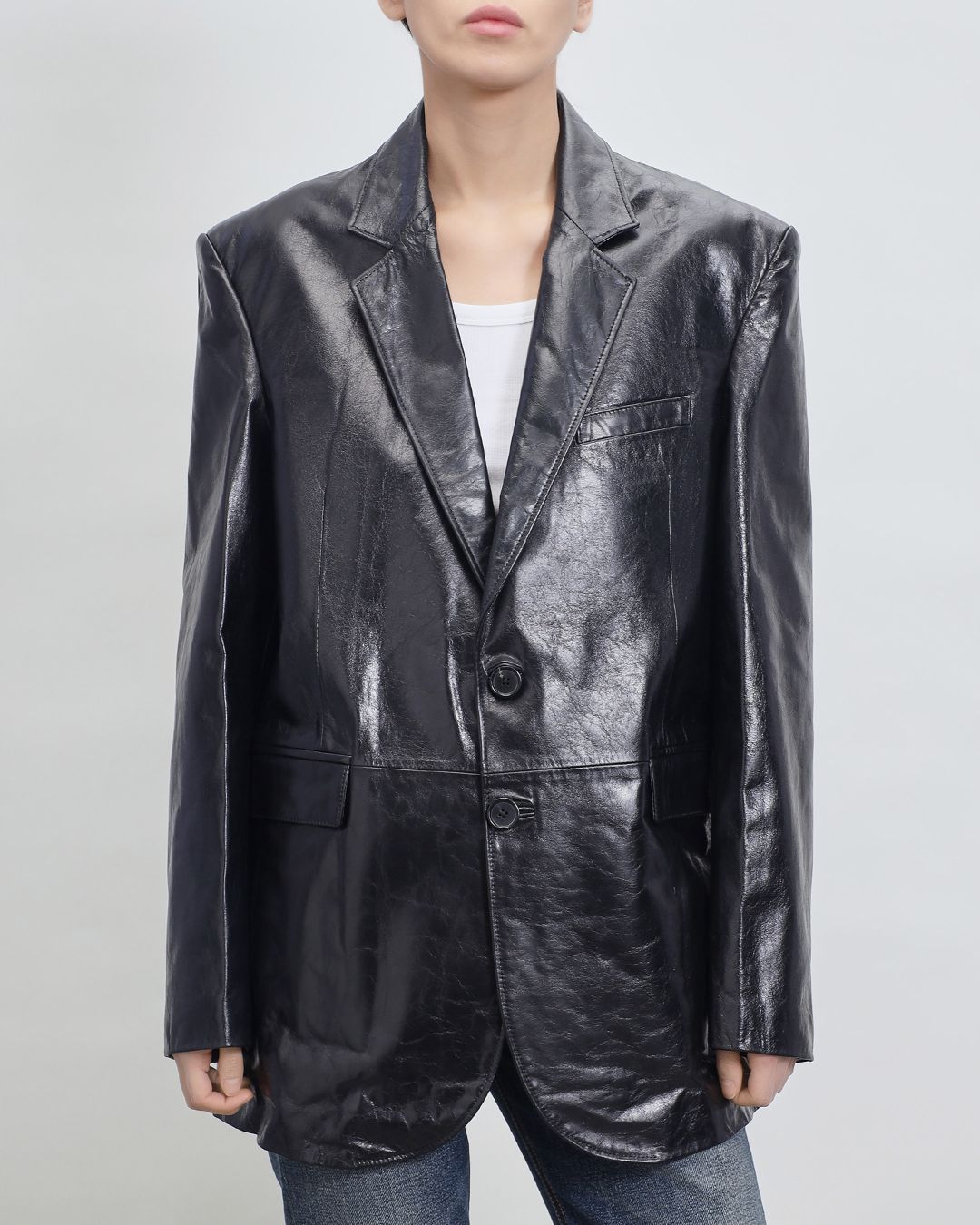 Купить Жакет кожаный SENCELLERIE