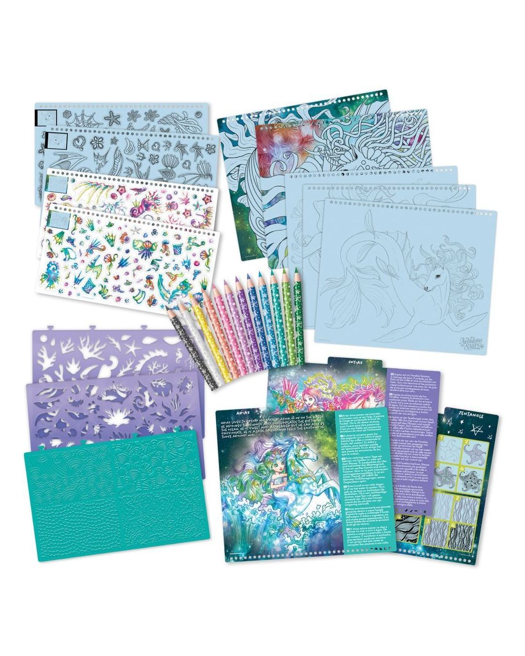 Купить Раскраска для девочек NEBULOUS STARS