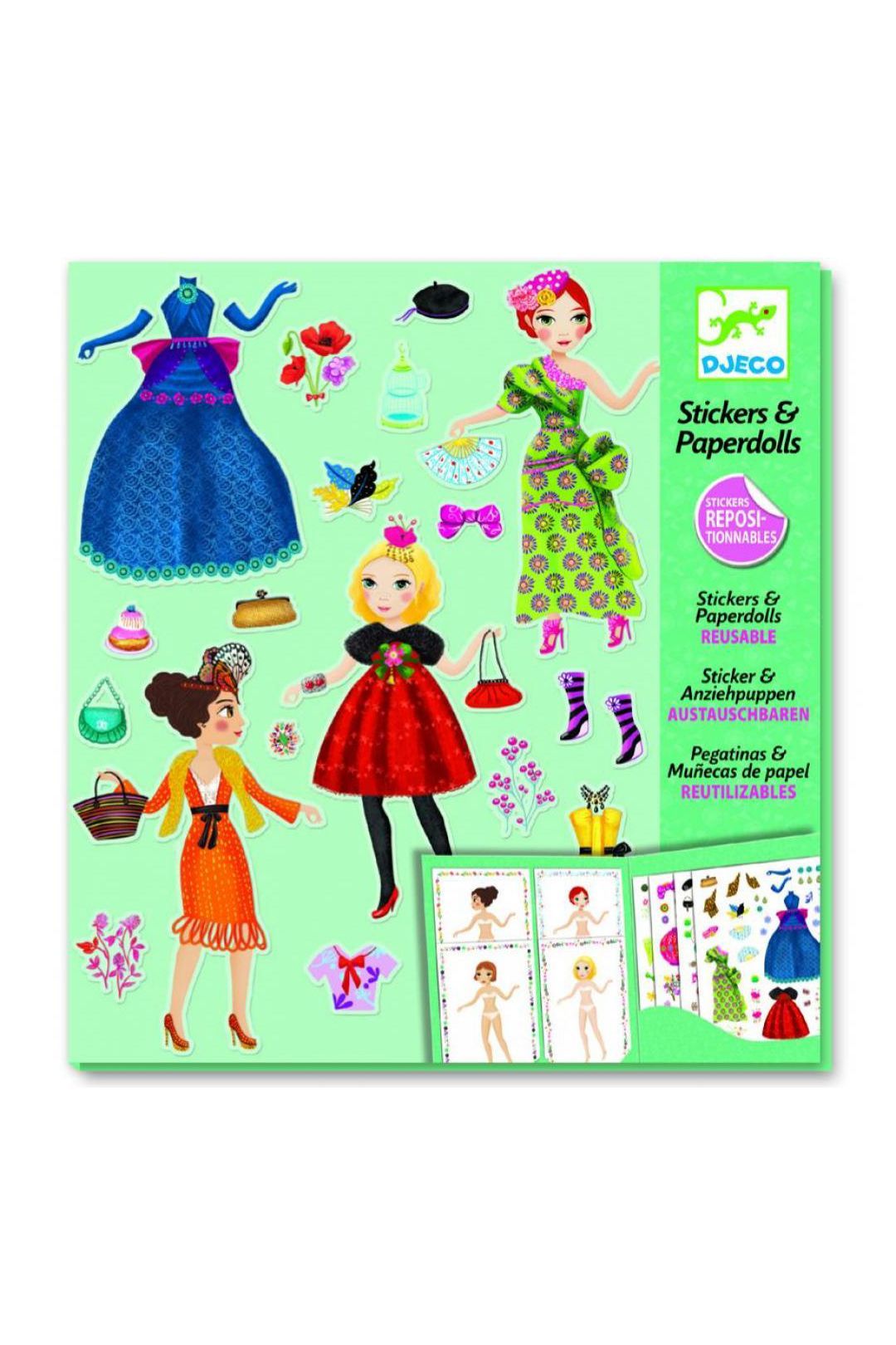 Купить Набор наклеек «мода» DJECO