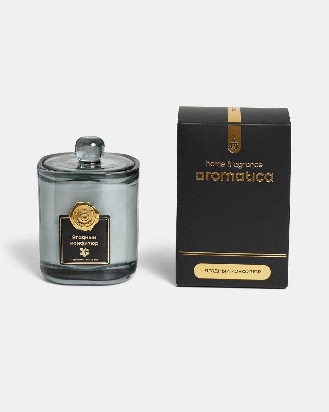 Купить Свеча с дер фит в подароч коробке ягодный конфитюр AROMATICA