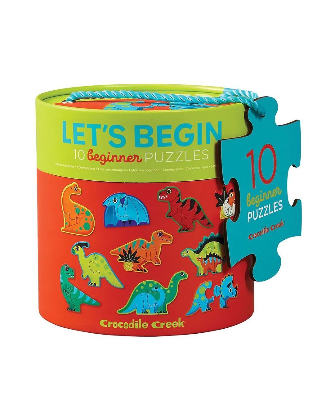Купить Пазл давай начнём! динозавры (20 деталей) CROCODILE CREEK