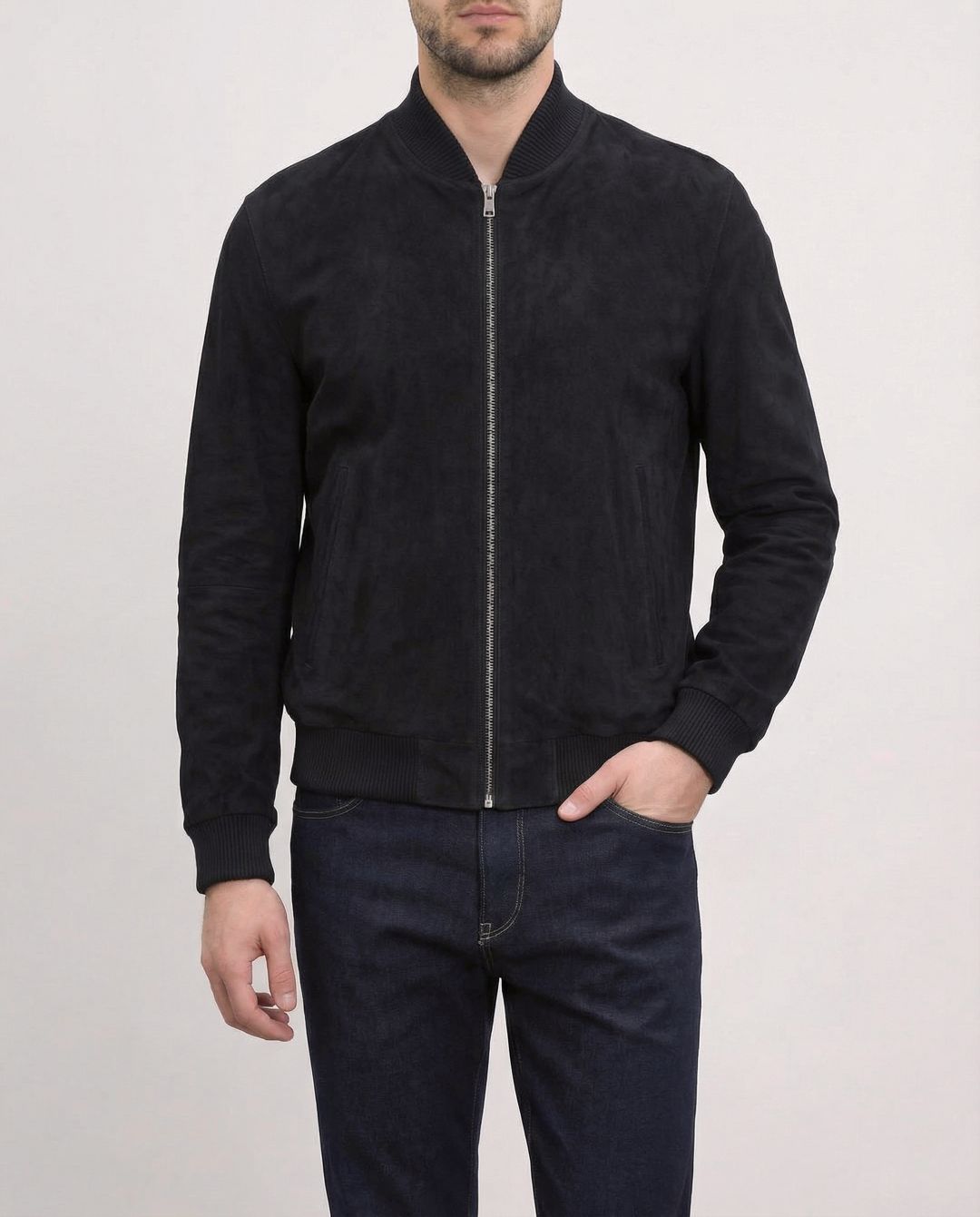 Купить Куртка кожаная HUGO BOSS