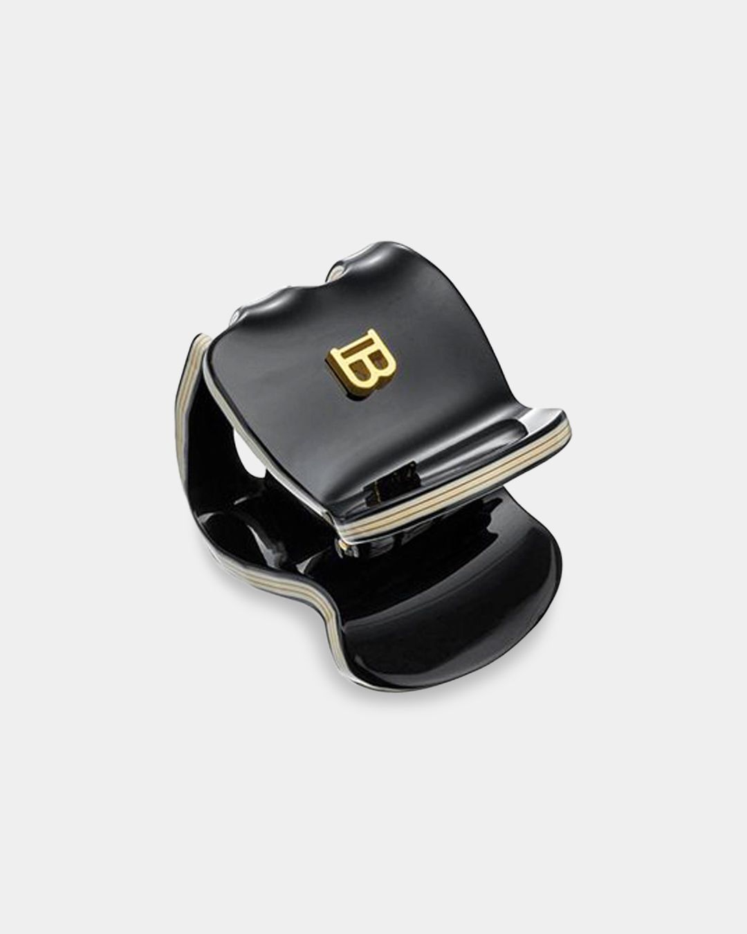 Купить Заколка-краб черно- белый размер хs BALMAIN