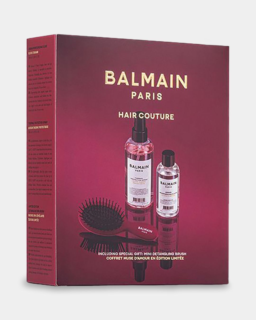 Купить Набор красный с мини щеткой BALMAIN