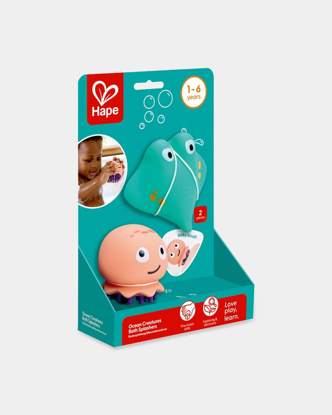 Купить Игрушка для купания "брызгалки" скат и медуза HAPE