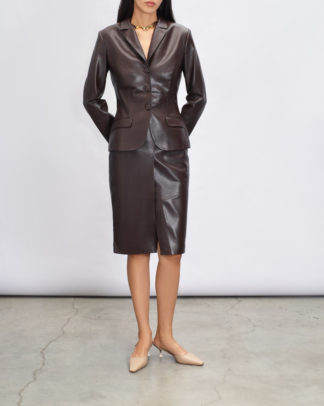 Купить Жакет кожаный MYSEASONS