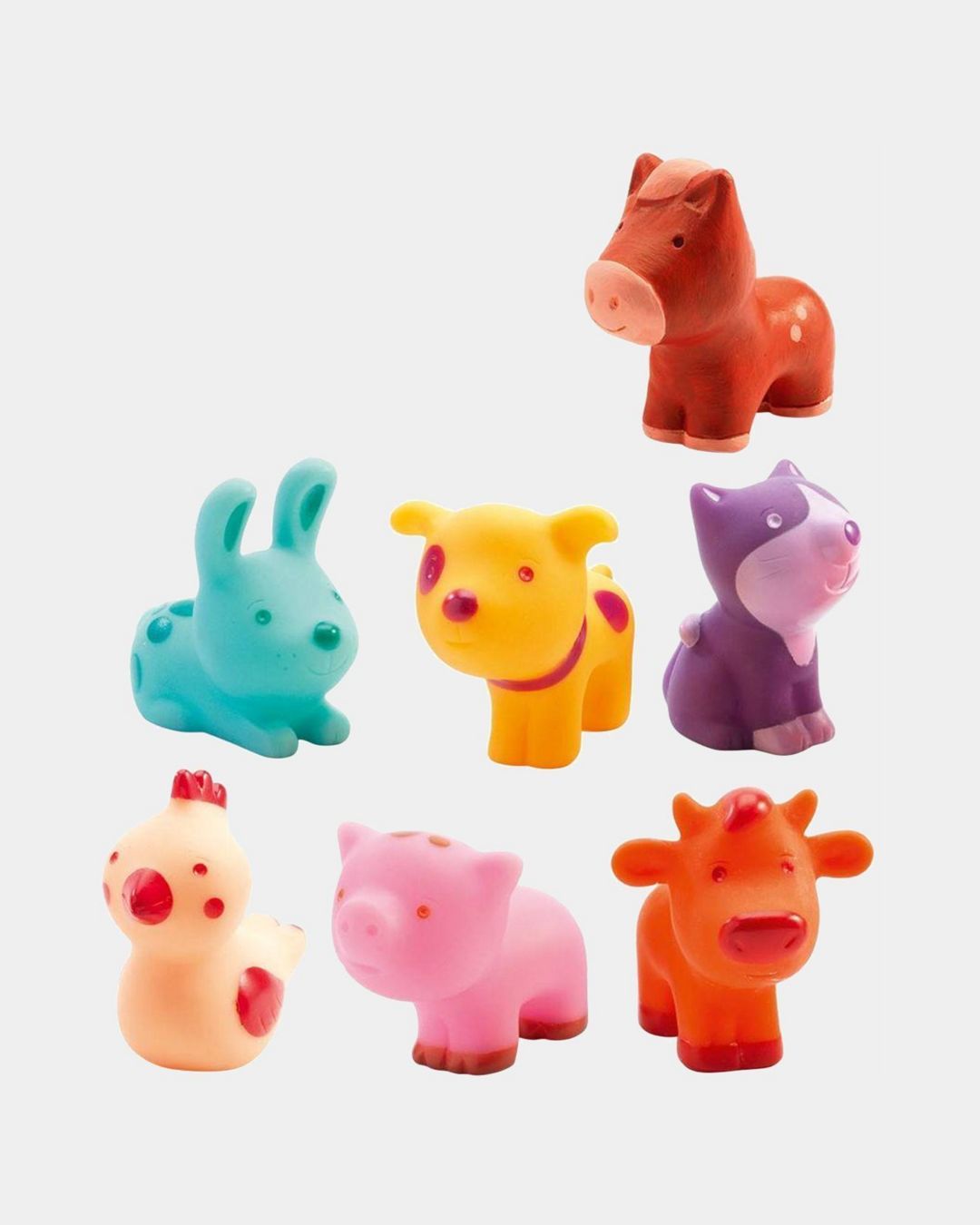 Купить Набор животных 7 шт на ферме DJECO