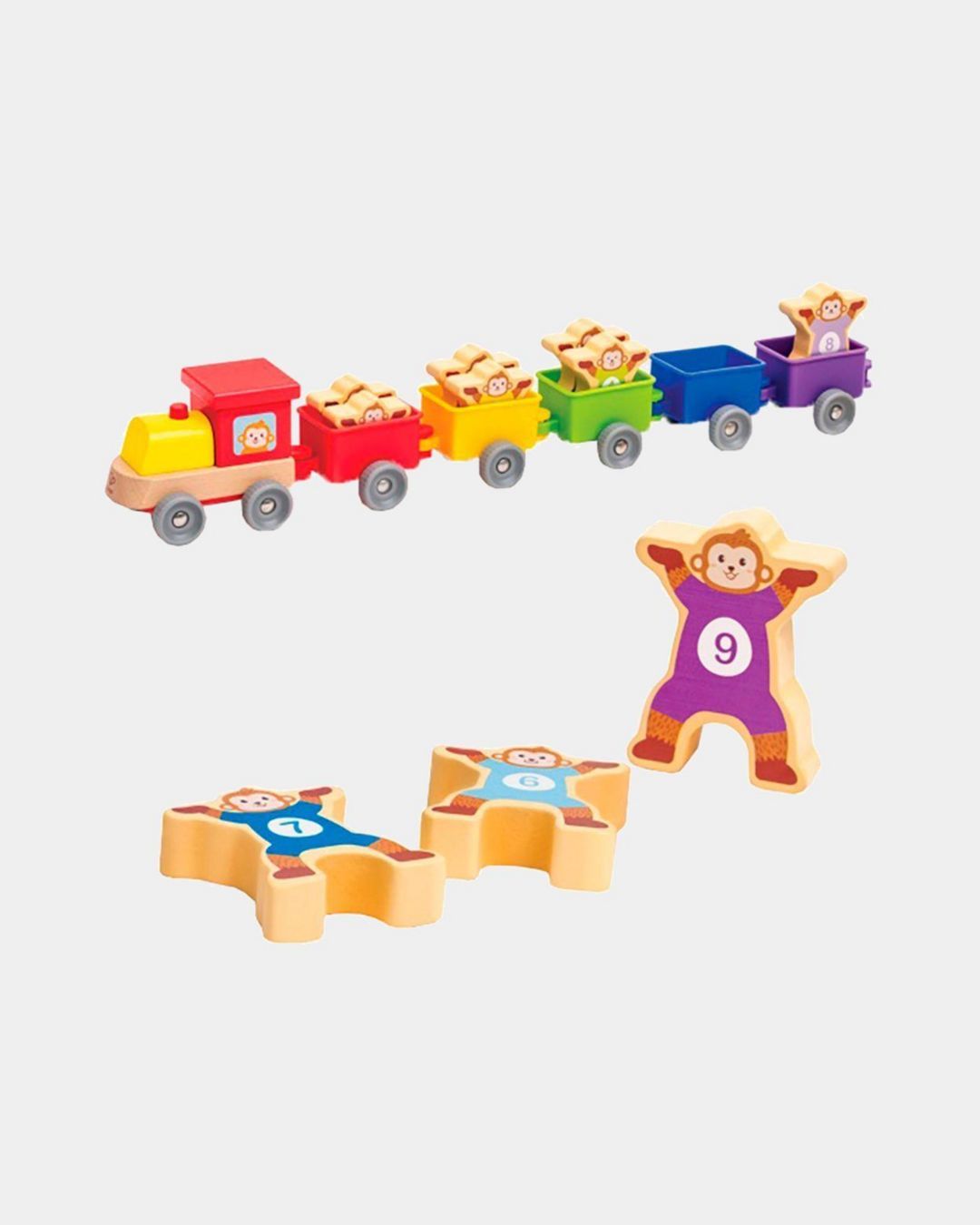 Купить Игровой железнодорожный поезд с цифрами HAPE