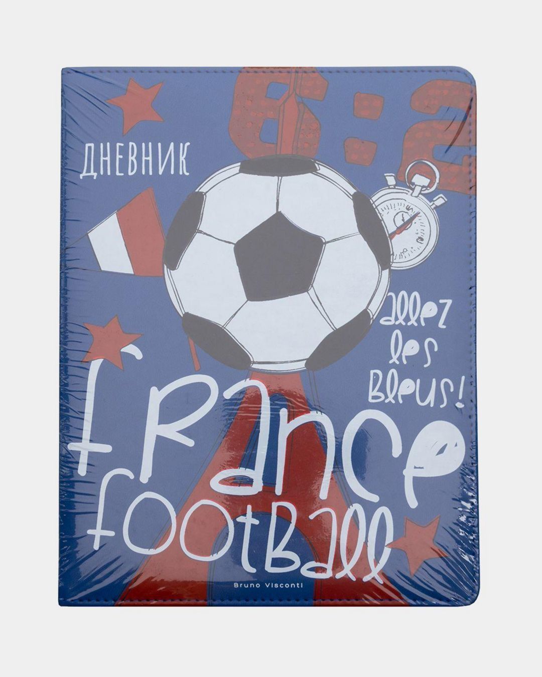Купить Дневник 1-11кл футбол чемпионы кож зам бел бумага BRUNO VISCONTI