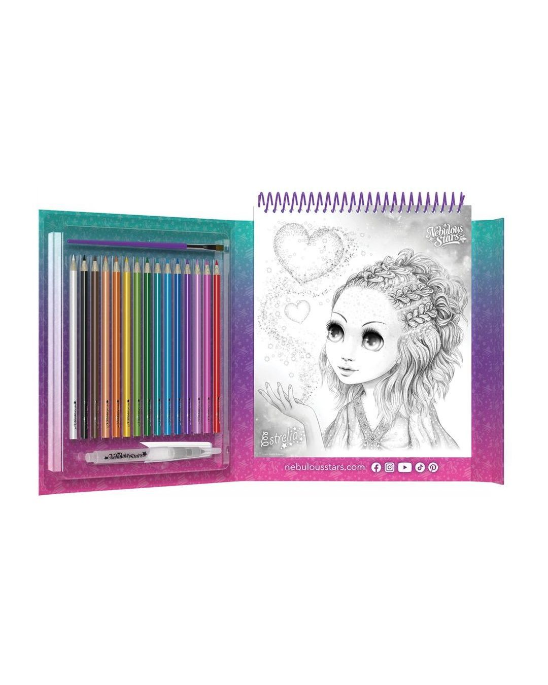 Купить Раскраска для девочек NEBULOUS STARS