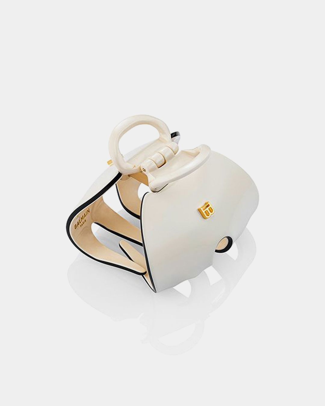 Купить Заколка-краб империал черно-белая BALMAIN