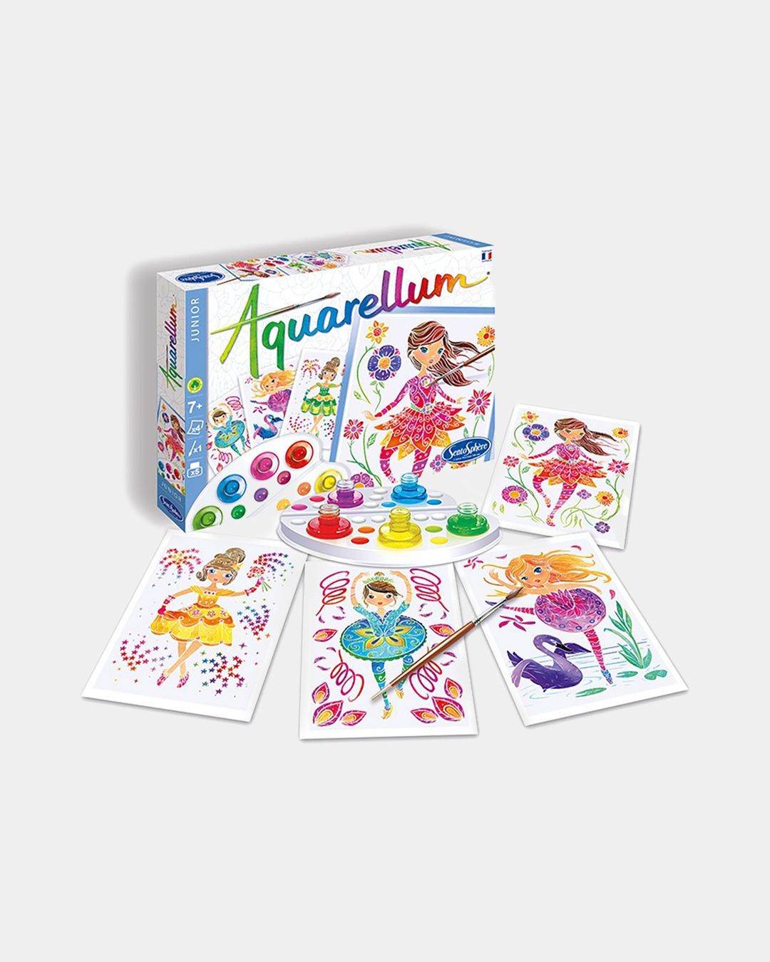 Купить Акварельная раскраска балерины SENTOSPHERE