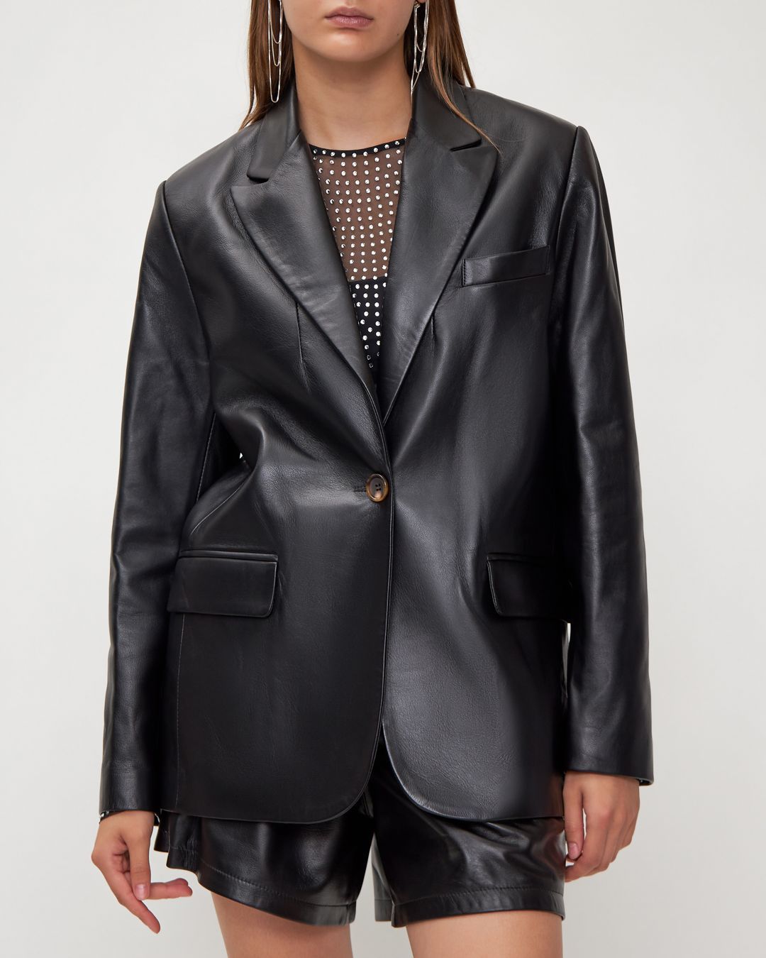 Купить Жакет кожаный CHAUD STUDIO