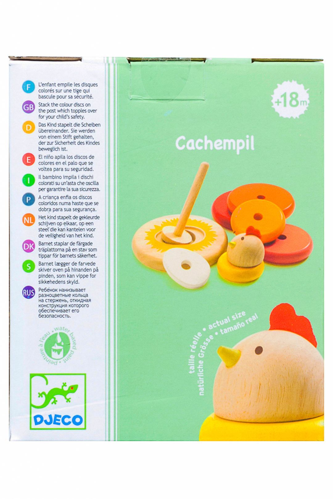 Купить Пирамидка курочка DJECO