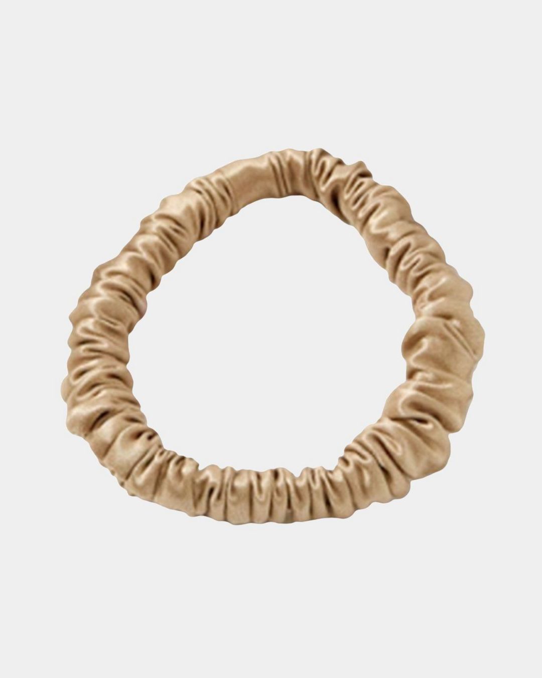 Купить Резинка узкая из шёлка арт. 5024 бежевый AYRIS SILK