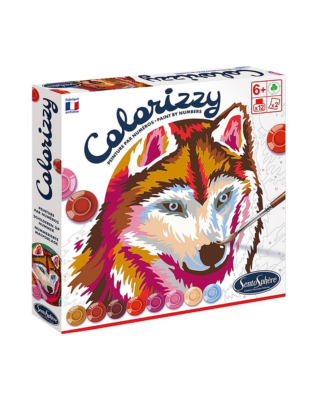 Купить Акриловая раскраска по цифрам жители леса SENTOSPHERE