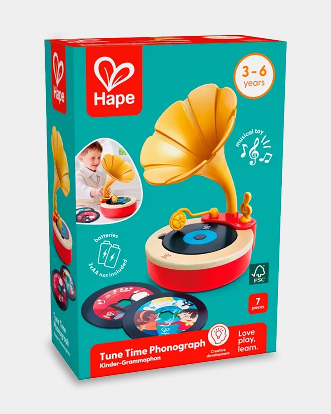 Купить Игрушка "волшебный звук" граммофон HAPE