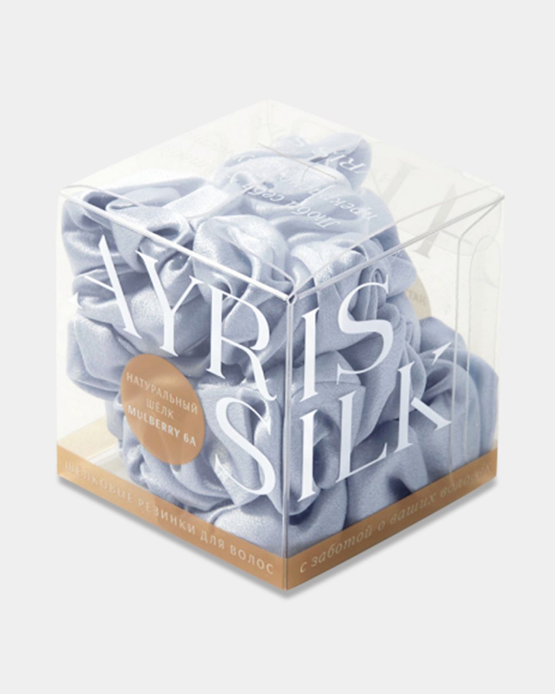 Купить Резинки средние из шёлка набор арт5008 сереб-голуб AYRIS SILK