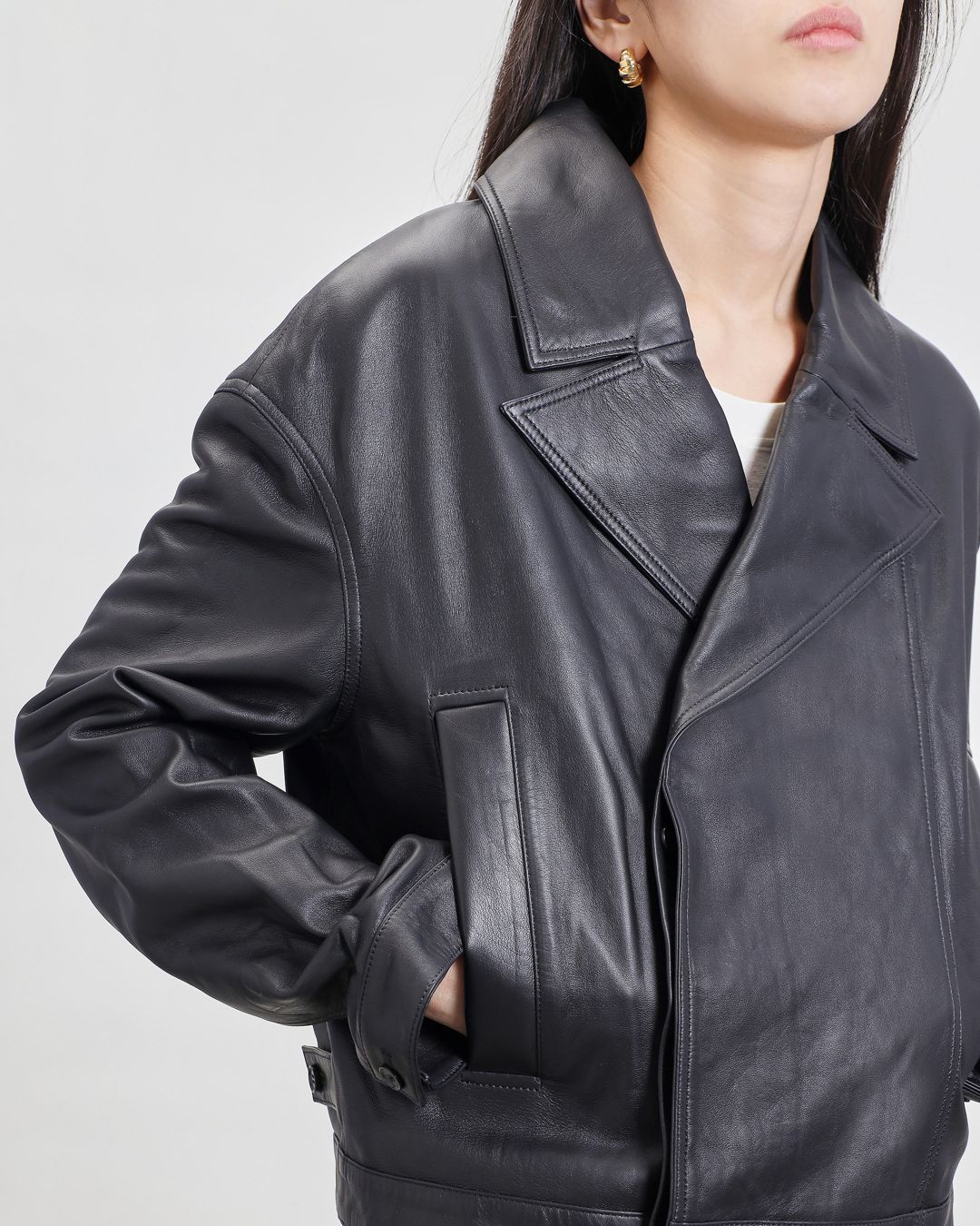 Купить Куртка кожаная LOULOU DE SAISON