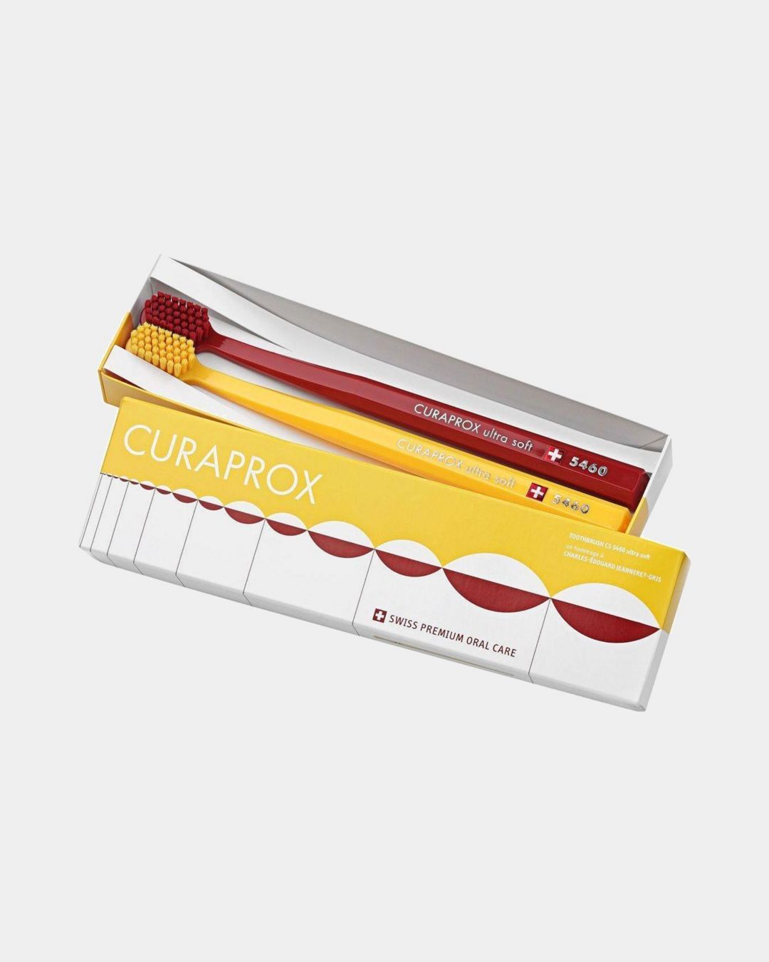 Купить Набор зубных щеток  (желтый) CURAPROX