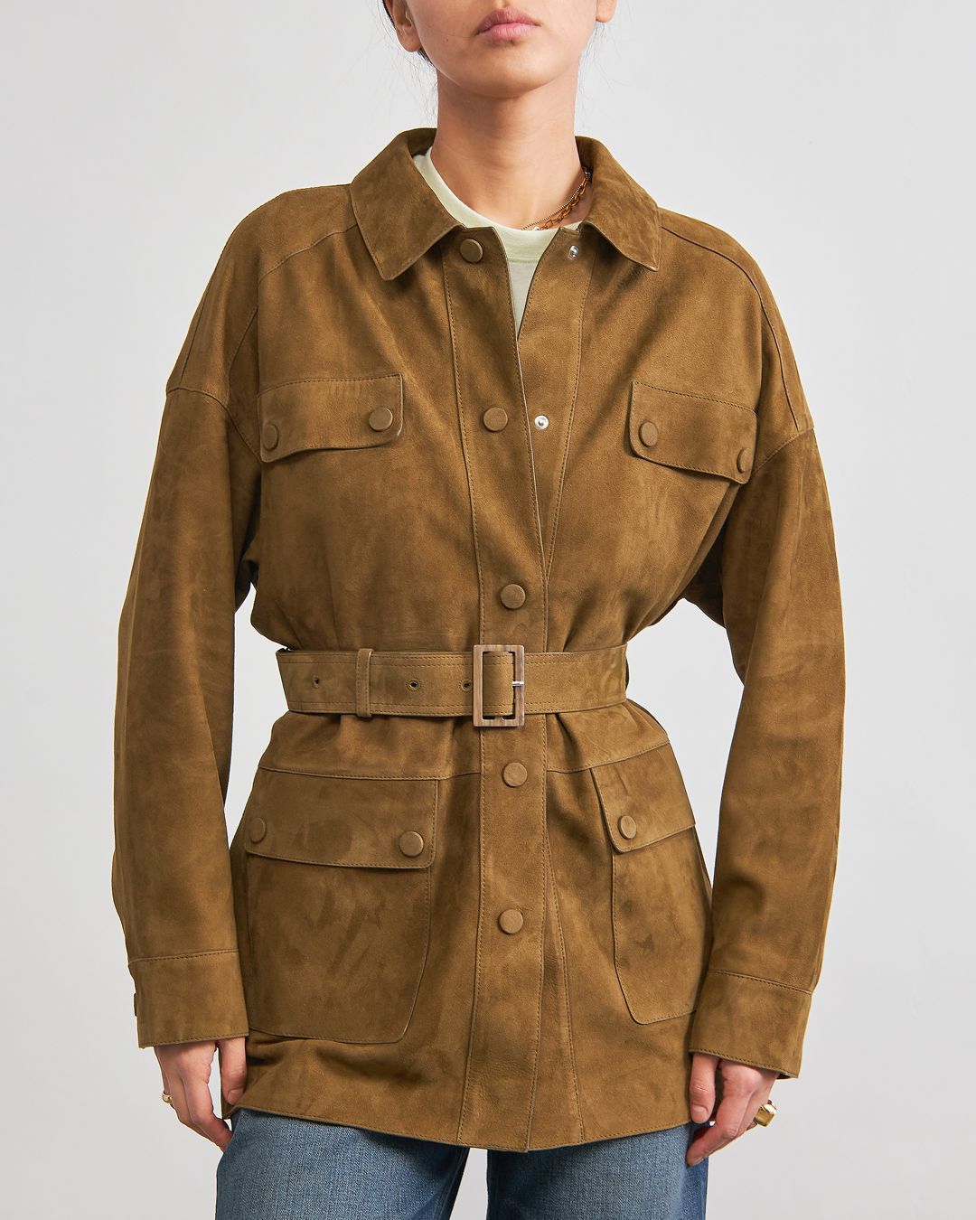 Купить Куртка кожаная YVES SALOMON