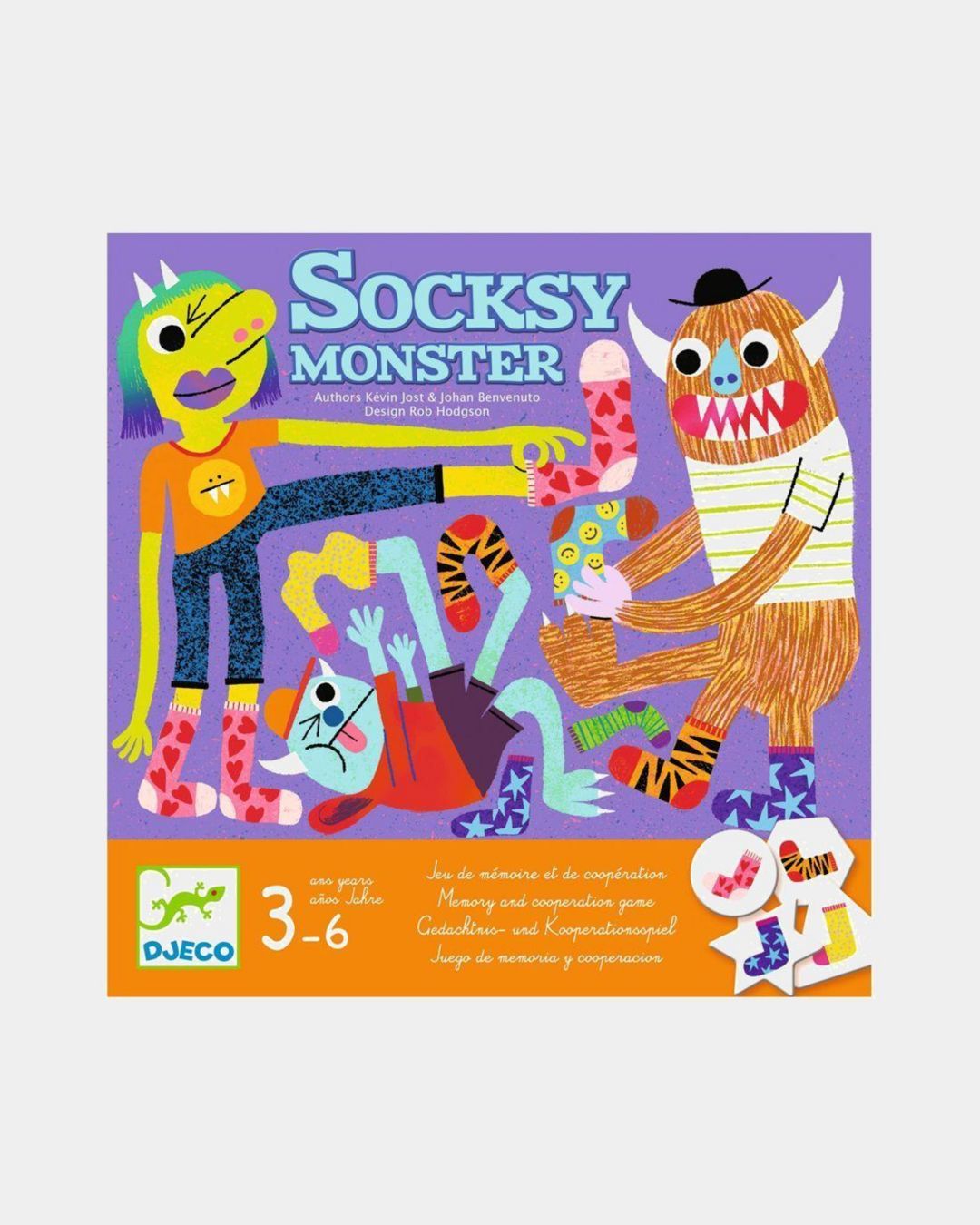 Купить Игра настольная серии games носки монстра DJECO