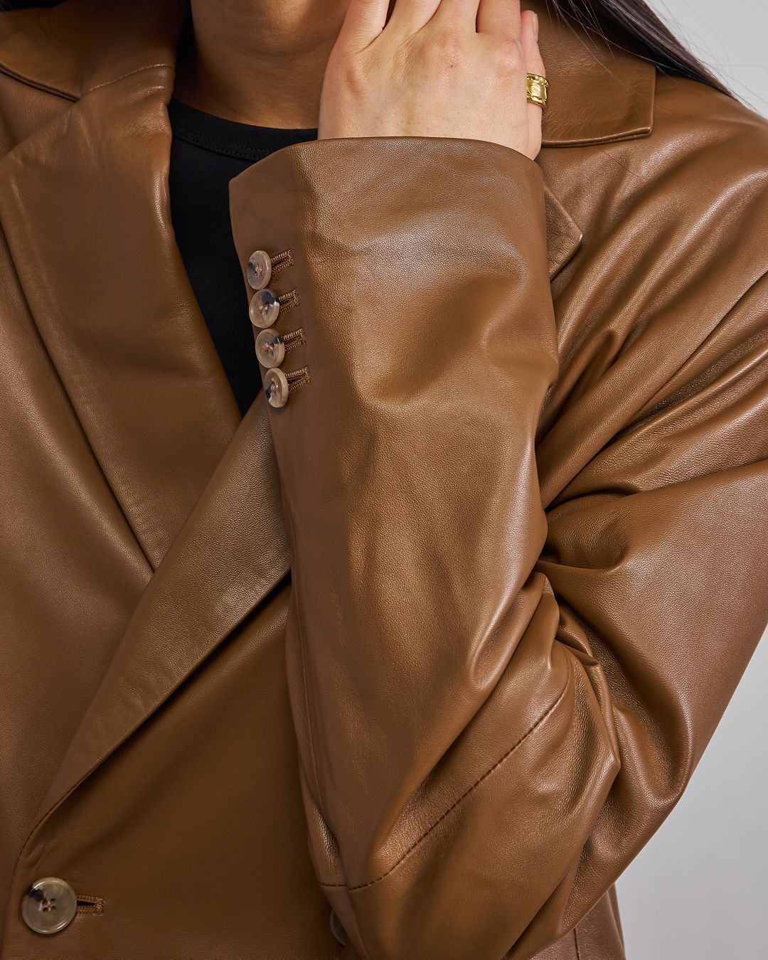 Купить Жакет кожаный LOULOU DE SAISON