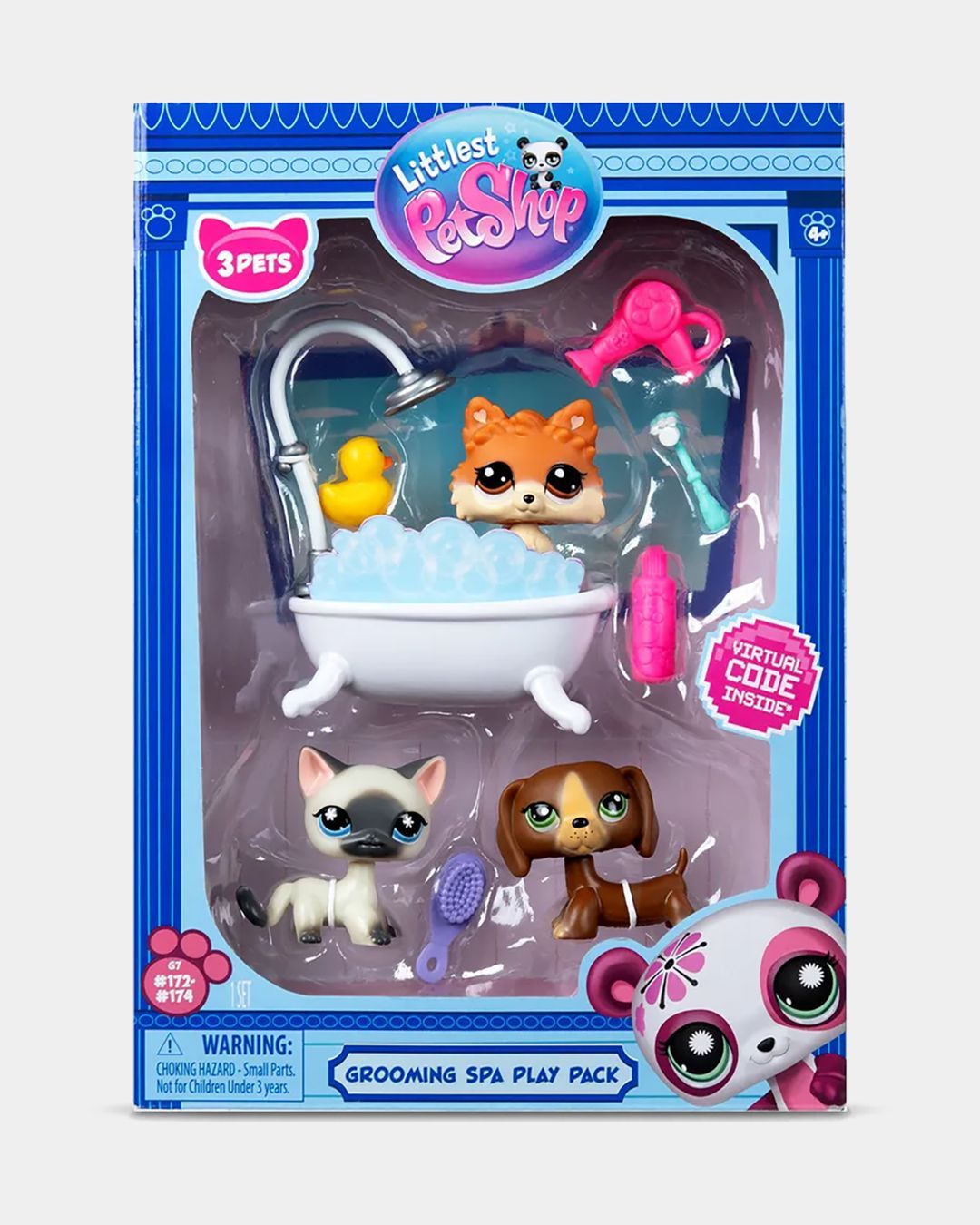 Купить Набор груминг спа: три фигурки с аксессуарами LITTLEST PET SHOP